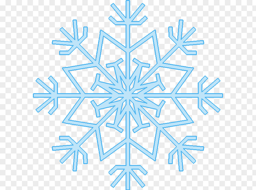 Snowflake Ice Crystals PNG