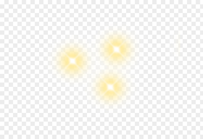 Yellow Star Symmetry Pattern PNG