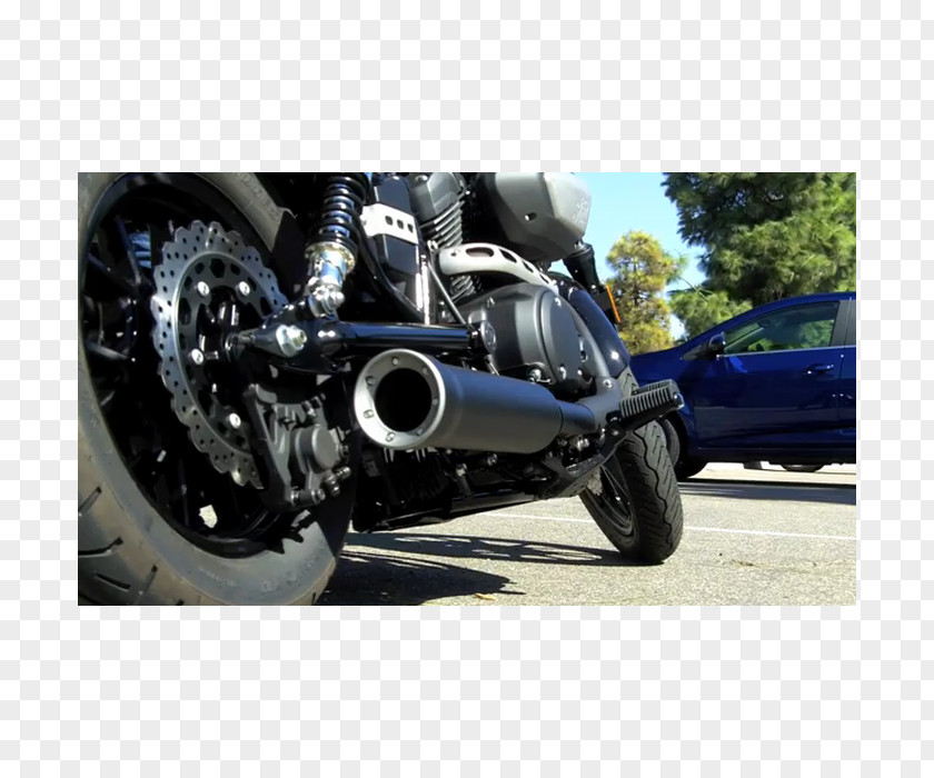 Motorcycle Exhaust System Yamaha Bolt Tire Motor Company PNG