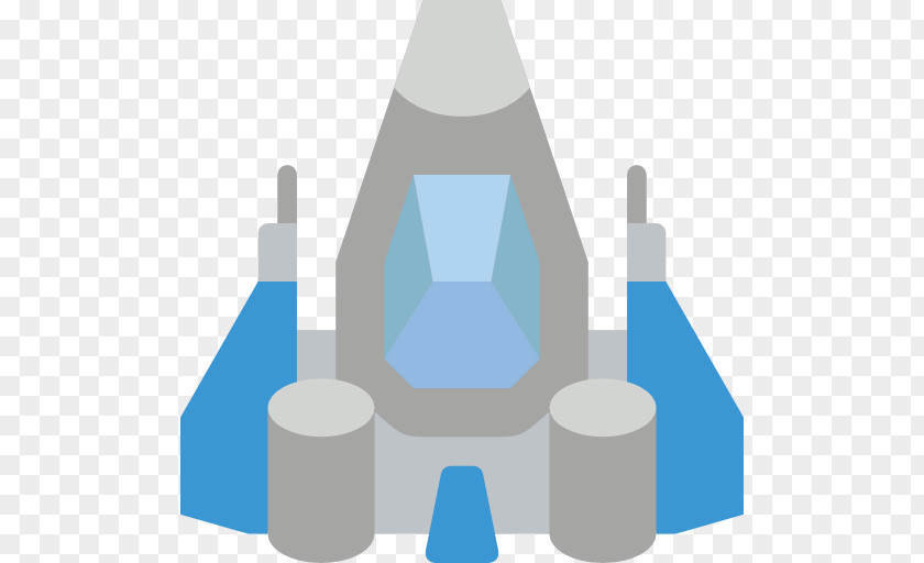 Space Ship Cone Font PNG