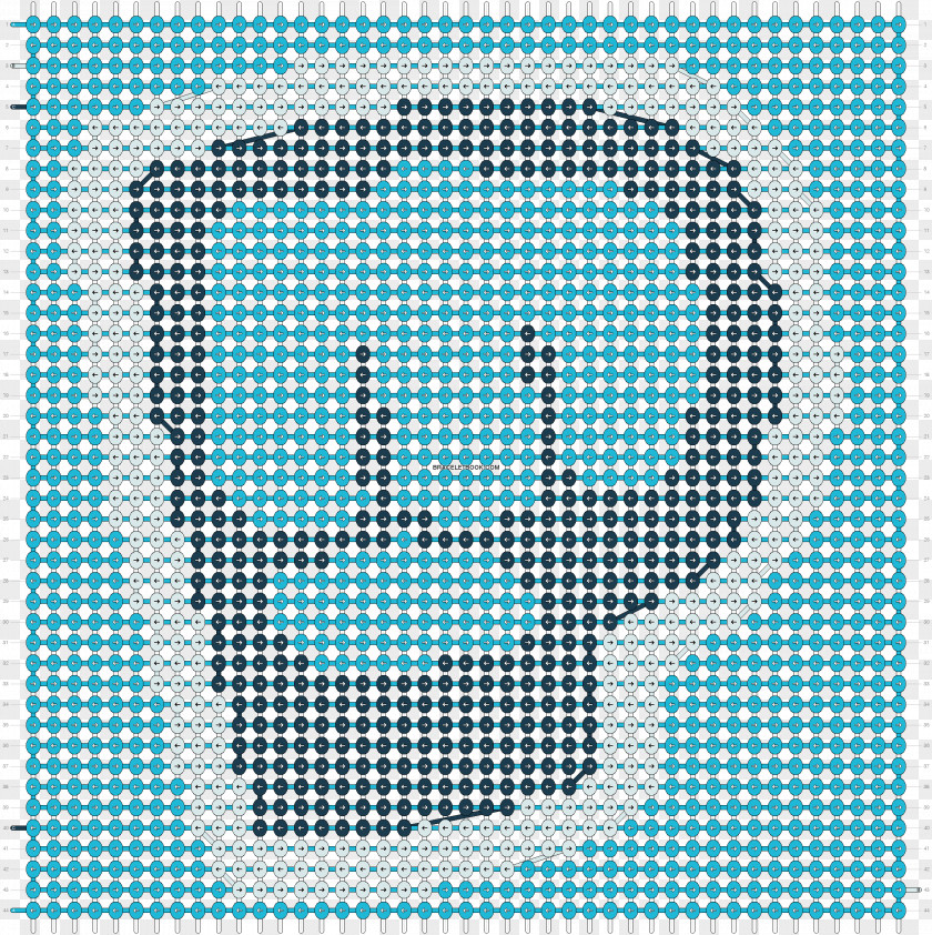 Barbecue Bead Friendship Bracelet Pattern PNG