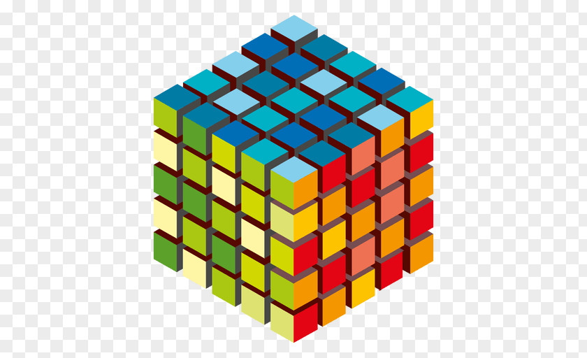 Cube Rubik's Geometry Symmetry PNG