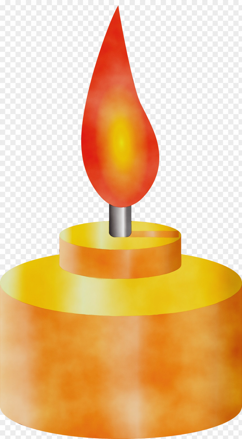 Flameless Candle Lighting Wax Orange S.a. PNG