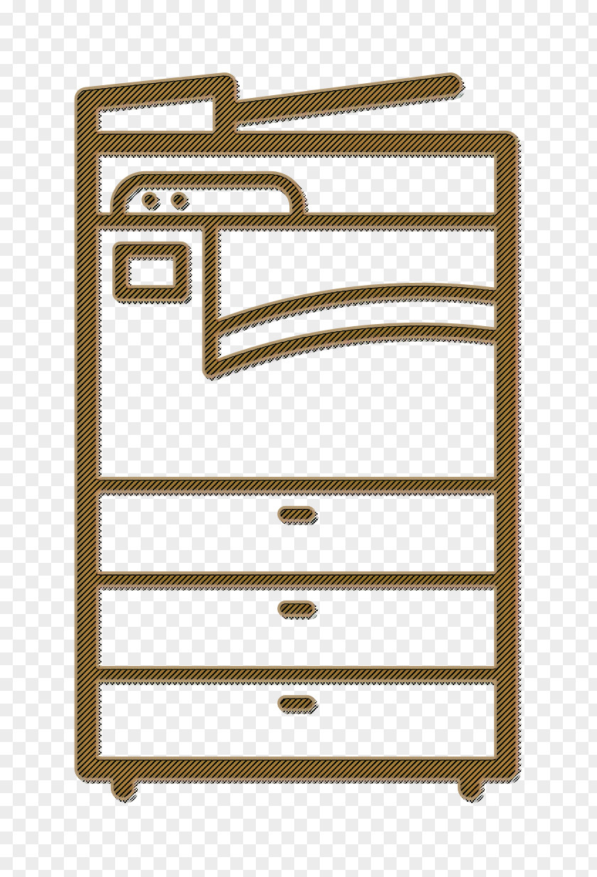 Technology Icon Detailed Devices Copier PNG