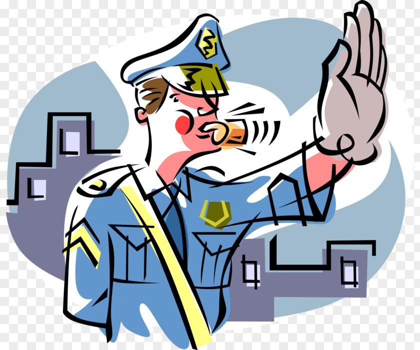 Police Traffic Cartoon Vector Graphics Clip Art PNG
