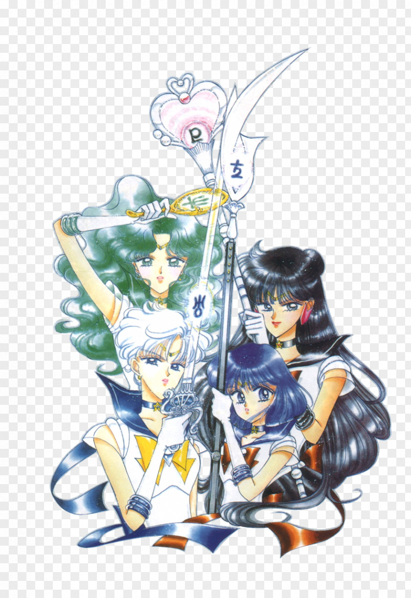 Sailor Moon Neptune Pluto Uranus Tuxedo Mask PNG