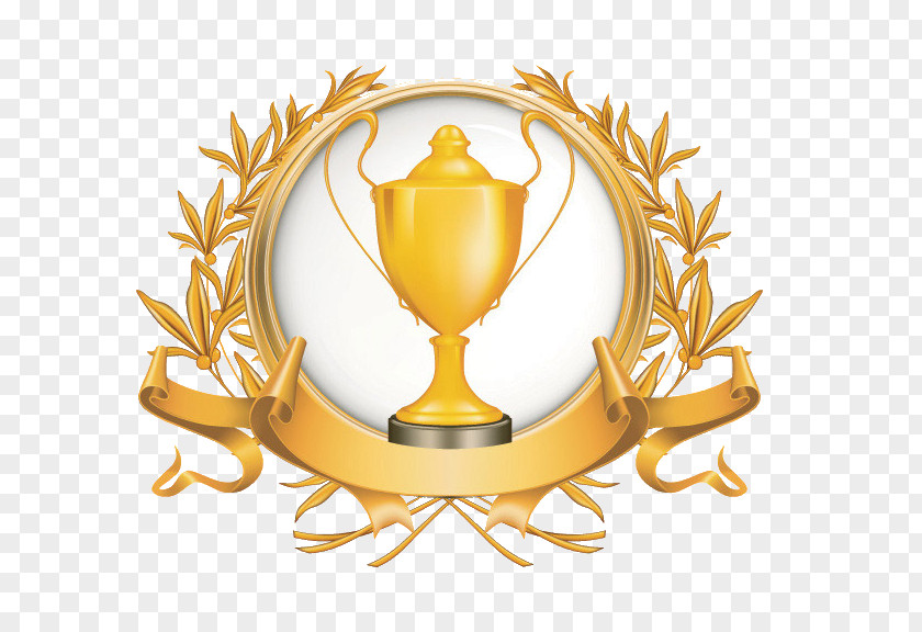 Cup Trophy Award Gold Clip Art PNG