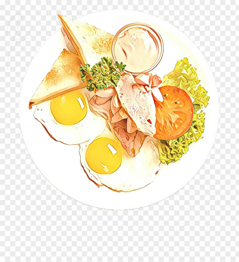 Dish Food Fried Egg Cuisine Ingredient PNG