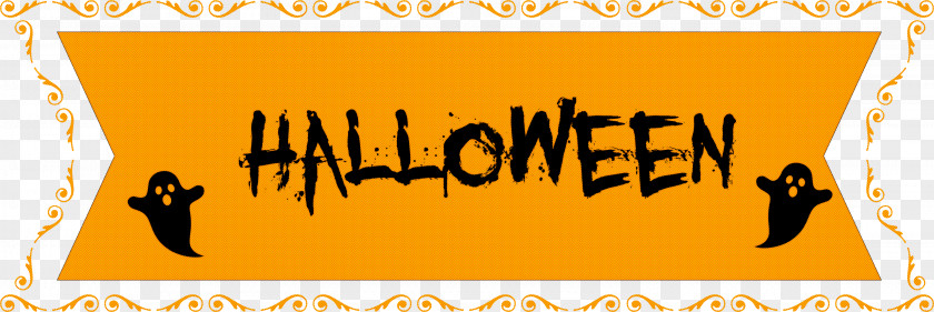 Happy Halloween Banner PNG