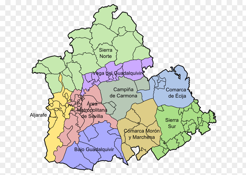 Map Seville Carmona, Spain Los Palacios Y Villafranca Utrera Constantina PNG