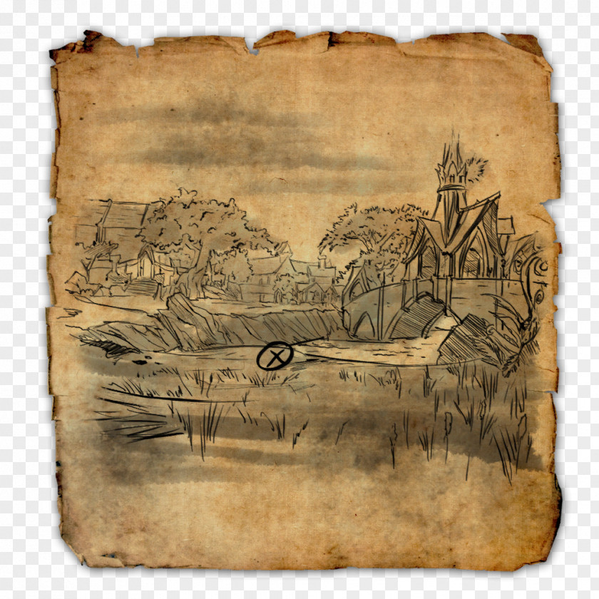 Old Map The Elder Scrolls Online Treasure PNG