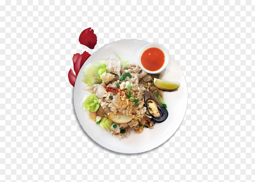 Salad Thai Cuisine Vegetarian Platter Recipe PNG
