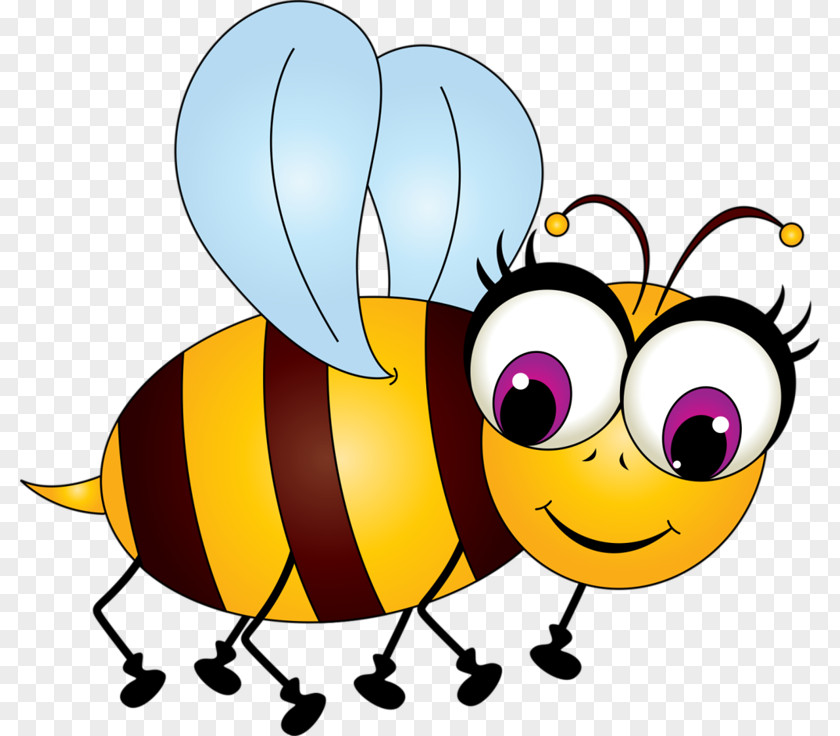 Bee Honey Cartoon Insect PNG