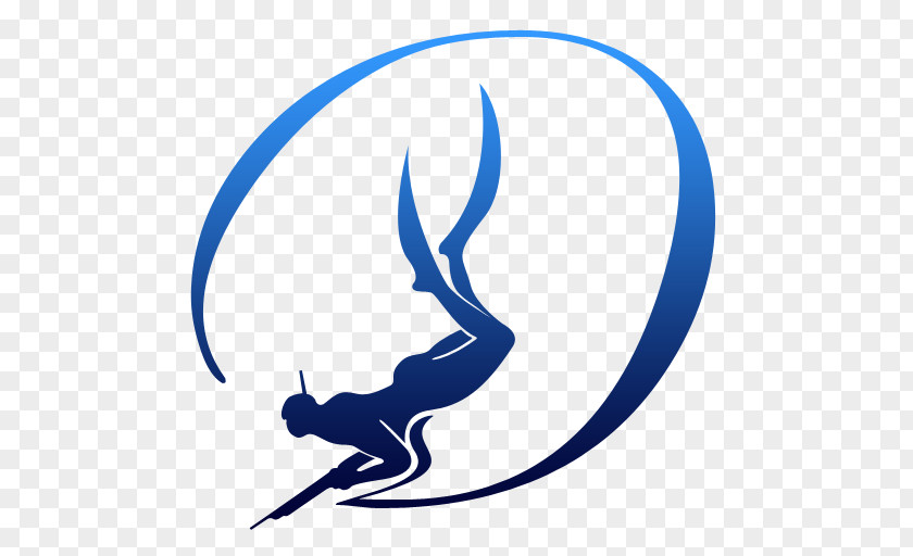 Diver Logo Underwater Diving Silhouette PNG
