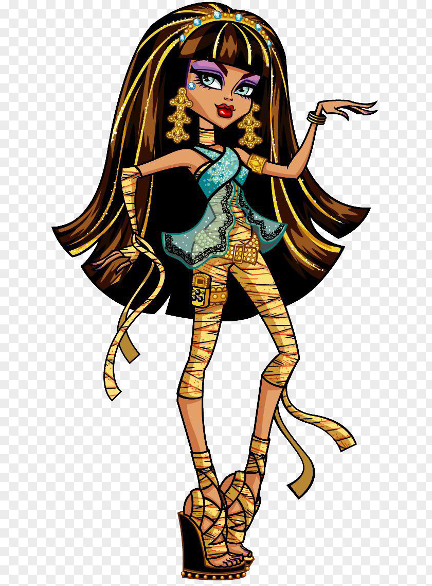 Doll Monster High Cleo De Nile Draculaura Costume PNG