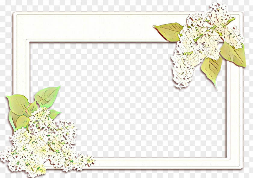 Picture Frame Plant Background Flowers PNG