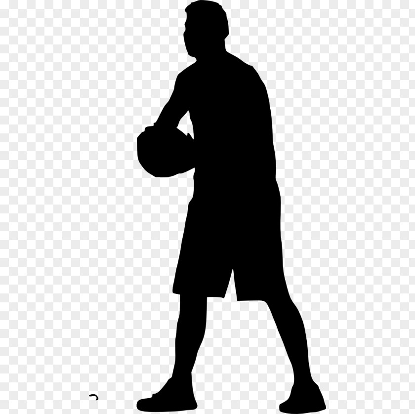Silhouette Basketball PNG