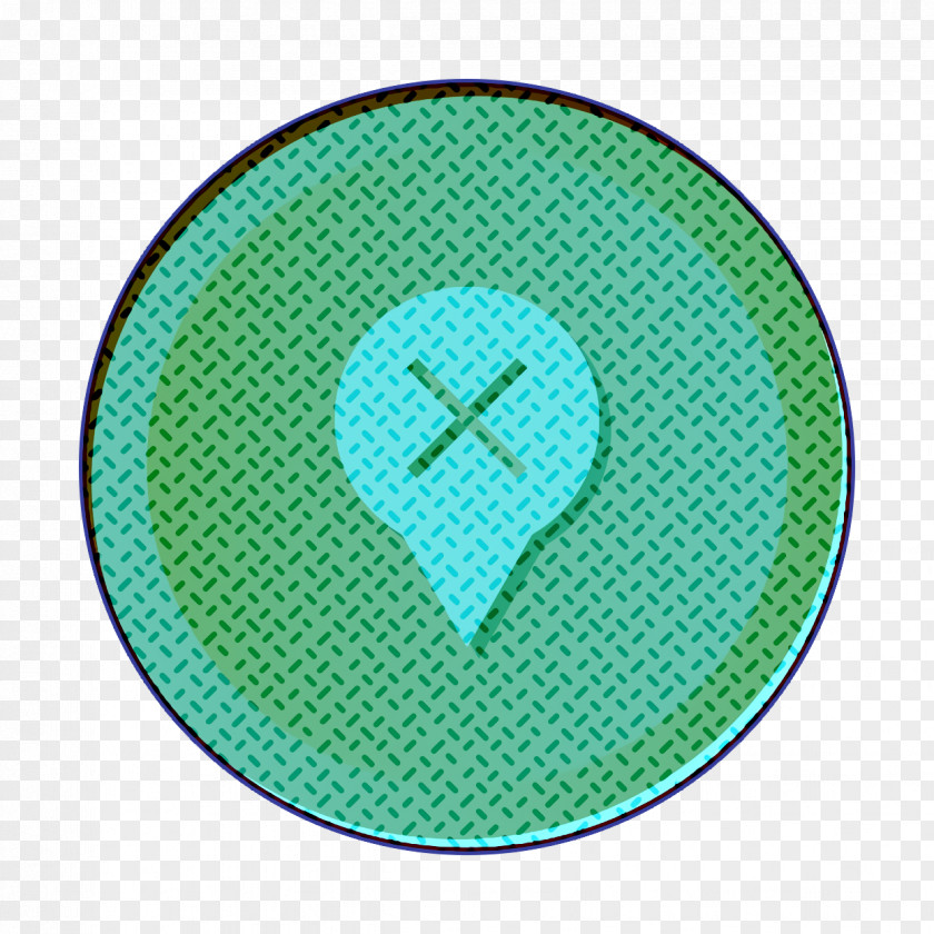 Symbol Teal Cancel Icon Cross Delete PNG