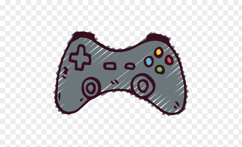 Doodle Joystick Game Controllers PNG