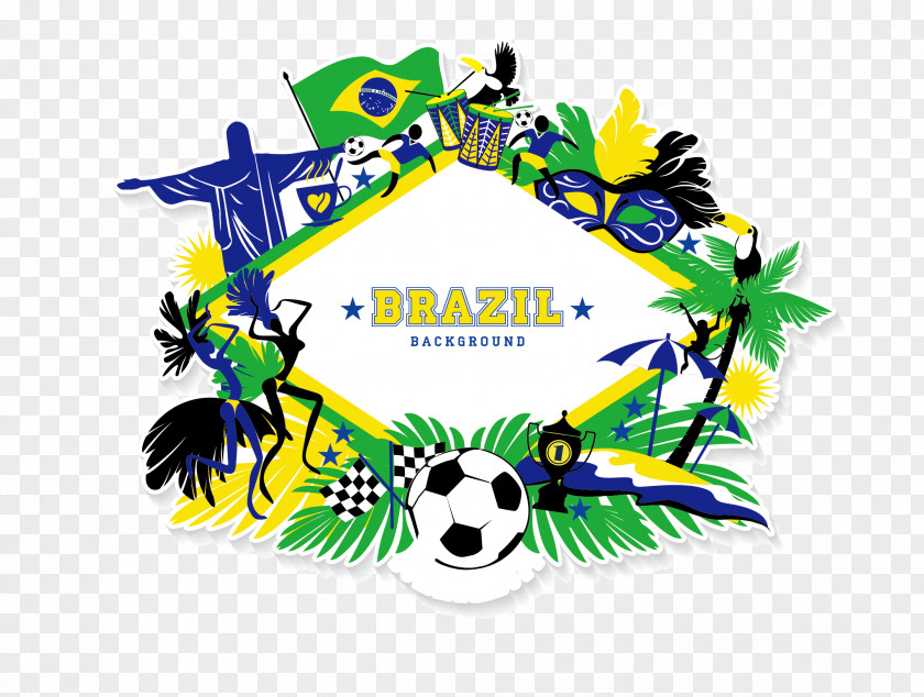 Rio Olympics Brazil 2014 FIFA World Cup Illustration PNG