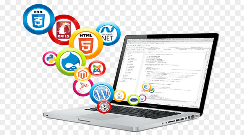 Web Design Development Content Management System Application PNG