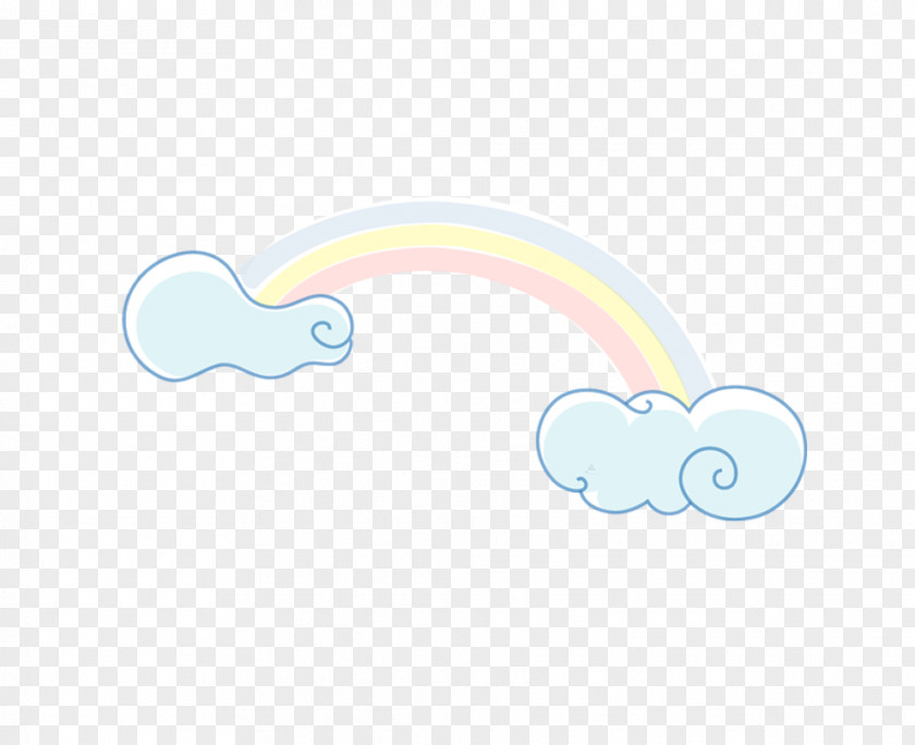 Cartoon Rainbow Clouds Cloud PNG