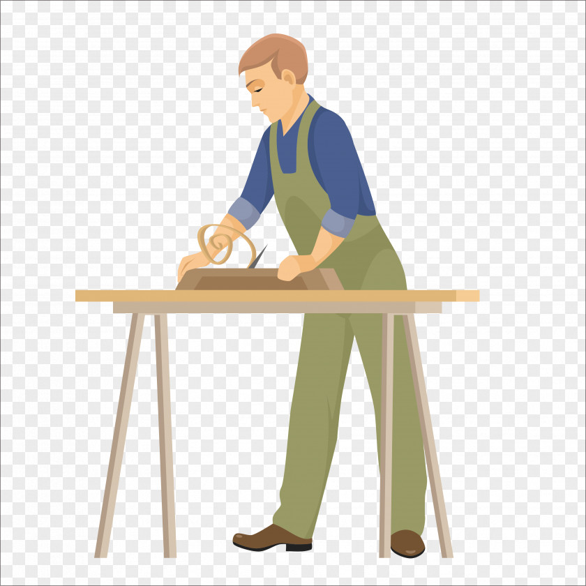 Flat Bucket Carpentry Euclidean Vector Profession Drawing Illustration PNG
