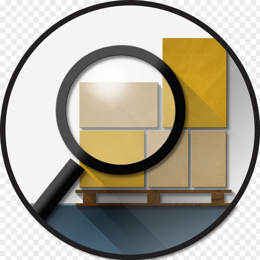 Magnifying Glass Scanning Inventory Control Warehouse Management System Manufacturing PNG