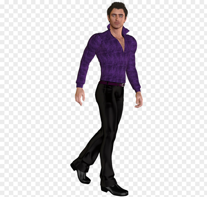 RM Sleeve Purple Outerwear Costume PNG