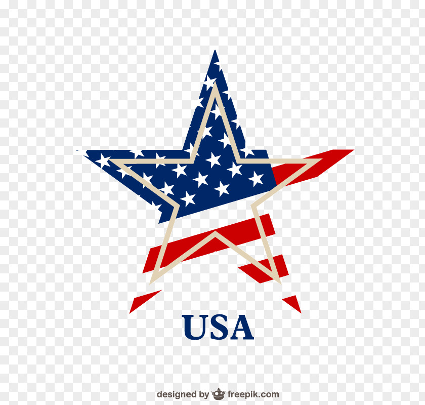 Creative Pentagram Flag Of The United States PNG