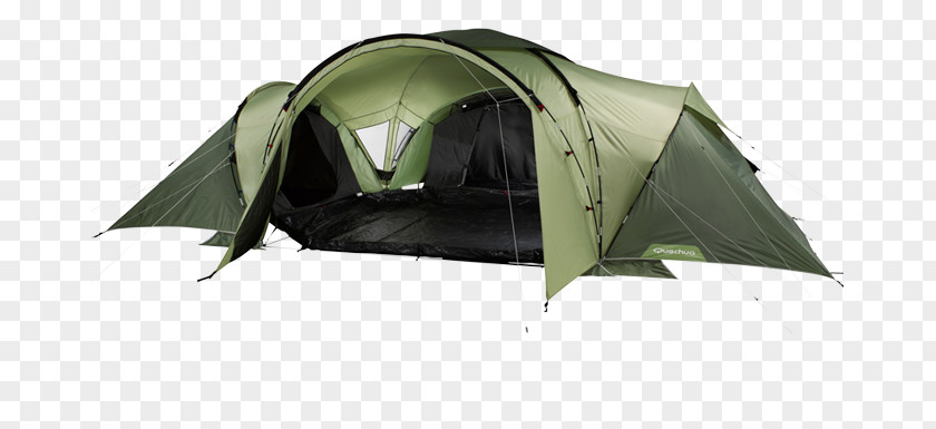 Decathlon Family Tent Quechua Air Seconds 6.3 XL Fresh&Black Camping Hiking PNG