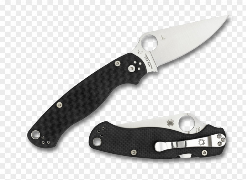 Knife Hunting & Survival Knives Utility Serrated Blade Spyderco PNG