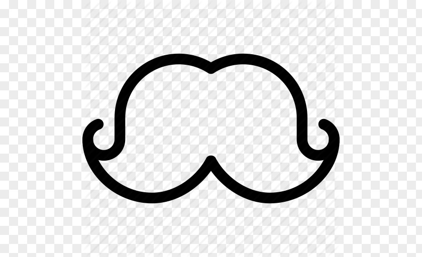 Mustache Outline Moustache ICO Icon PNG