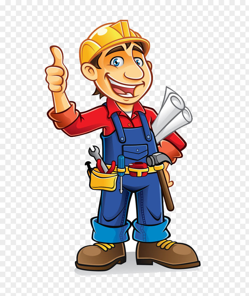 Building Construction Worker Architectural Engineering Cartoon Laborer PNG