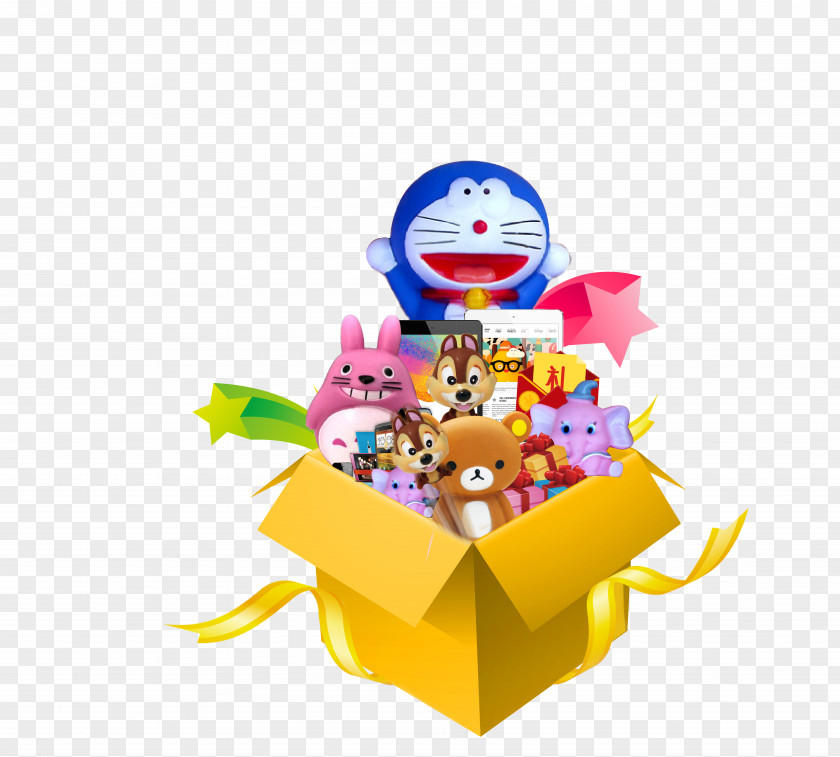 Cartoon Gifts Doraemon Gift PNG