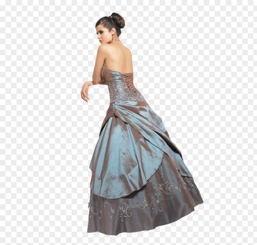 Dress Ball Gown Woman Top PNG