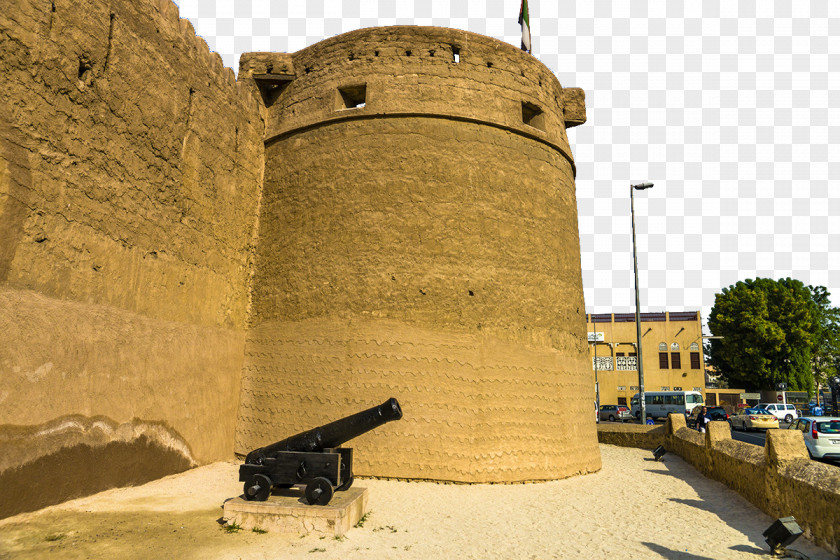 Dubai Fortress Fortification Icon PNG