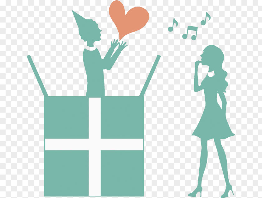 Gift Love Cartoon Clip Art PNG