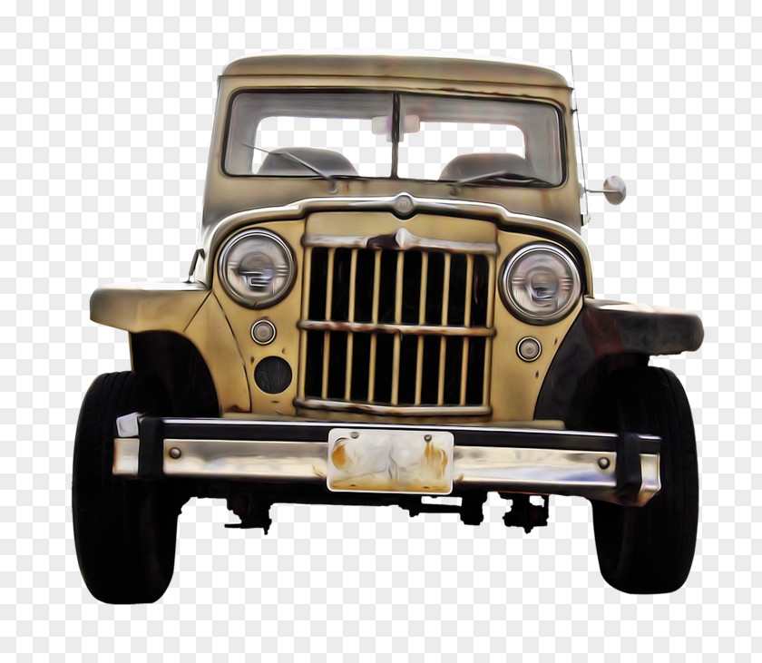Jeep CJ Car Sport Utility Vehicle Willys MB PNG