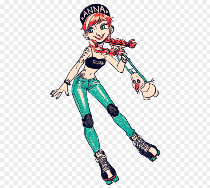 Steampunk Girls Cosplay Anna Frozen Video Fashion Illustration PNG