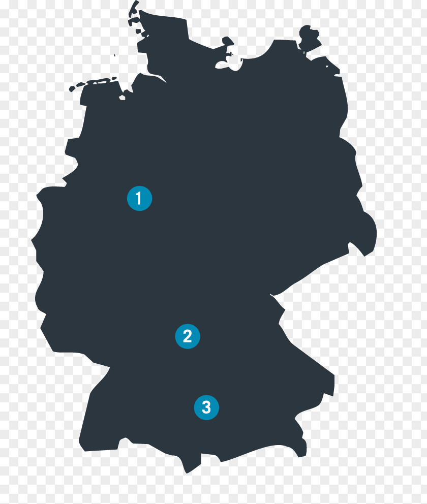 Map States Of Germany Vector Graphics Illustration Clip Art PNG