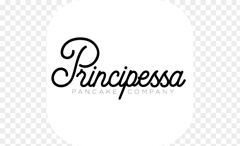 Pancakes Logo Brand Font Line Black M PNG