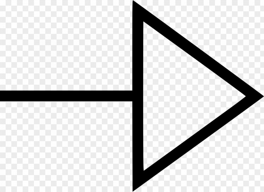 Triangle Right Arrow Point PNG
