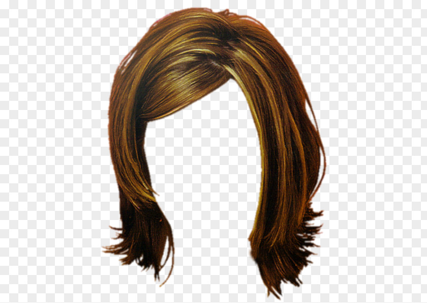 Wig Capelli Layered Hair PNG