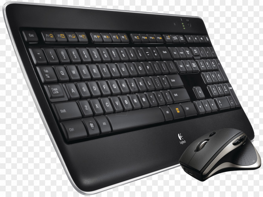 Computer Mouse Keyboard Wireless Logitech Illuminated K800 PNG