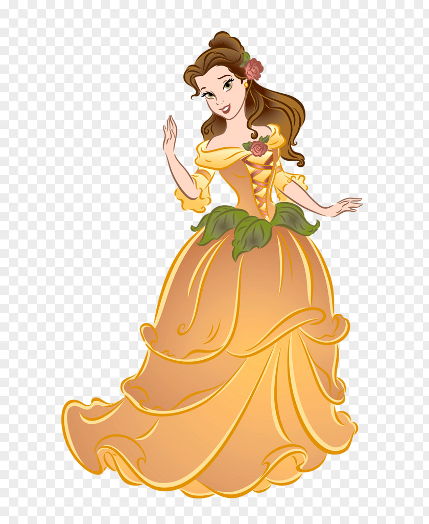 Disney Princess Belle Beast Ariel PNG