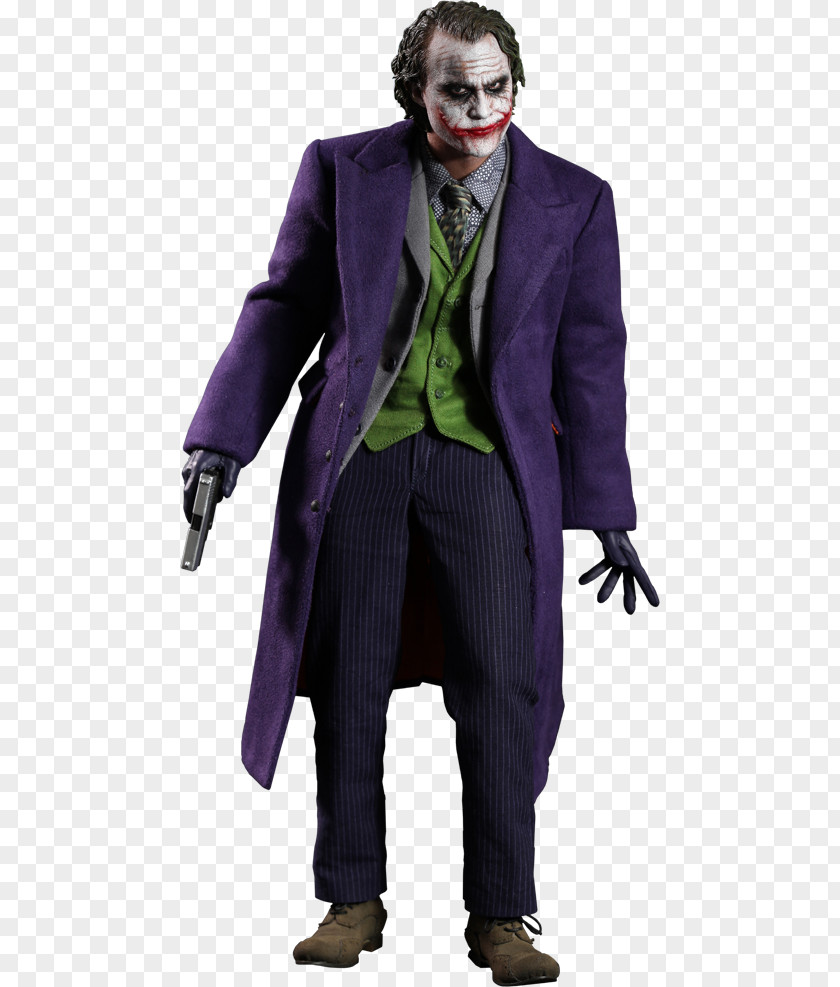 Joker The Dark Knight Heath Ledger 1:6 Scale Modeling Hot Toys Limited PNG