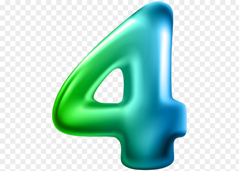 Number Four Clip Art PNG