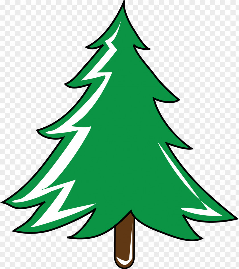 Pine Christmas Tree Ornament Decoration Clip Art PNG