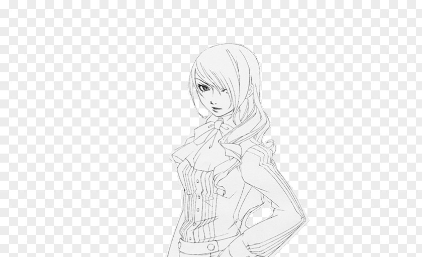 Shin Megami Tensei: Persona 3 Line Art White Sketch PNG